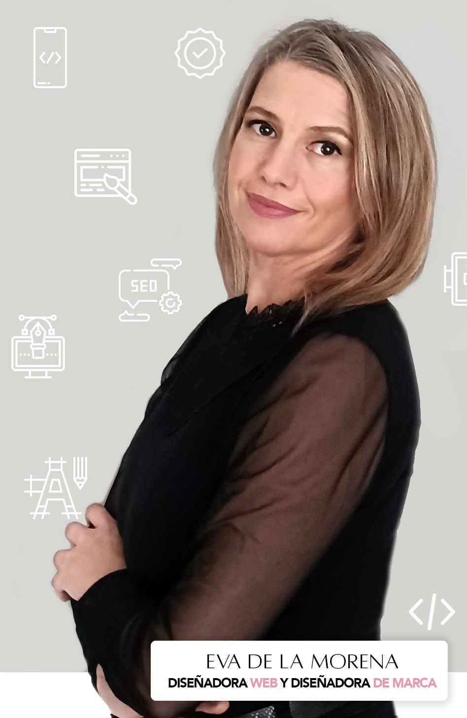 Eva de la Morena - Diseño Web y Diseño de logotipo, marca o branding